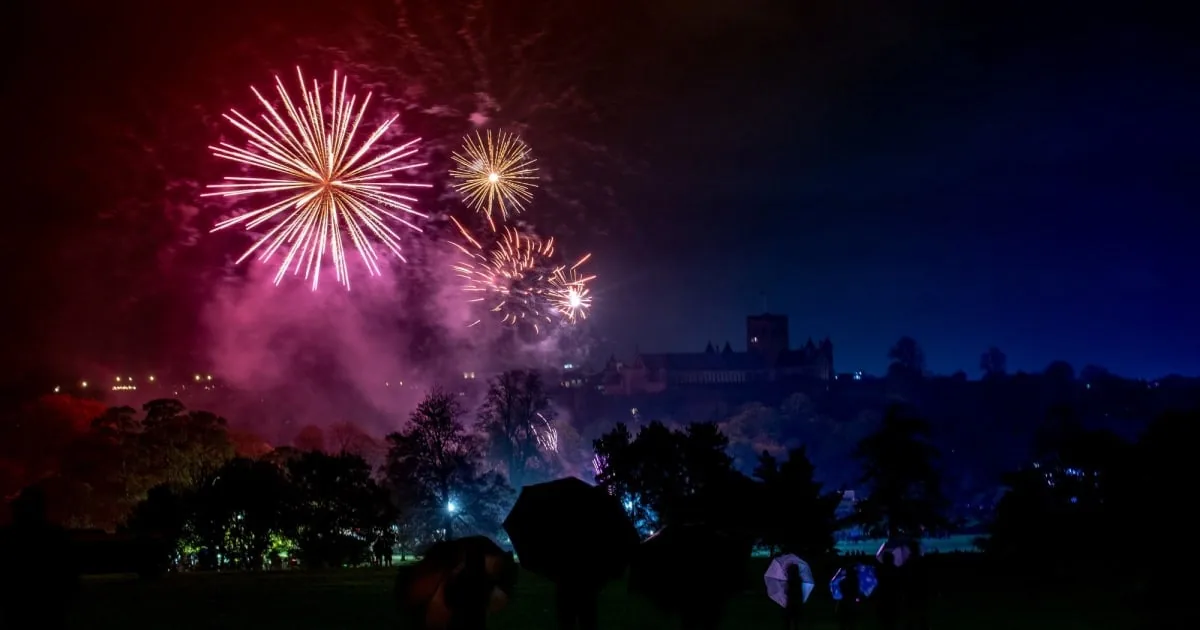 St Albans Fireworks Spectacular at Verulamium Park